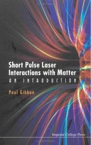 Tapa de Short pulse laser interactions with matter