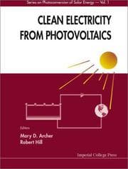 Tapa de Clean electricity from photovoltaics