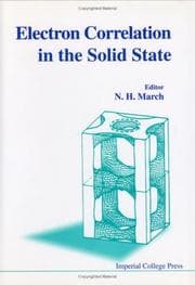 Tapa de Electron Correlation in the Solid State