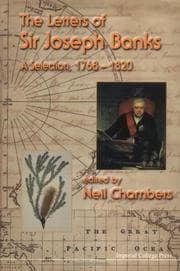 Tapa de The letters of Sir Joseph Banks