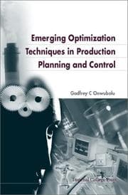 Tapa de Emerging optimization techniques in production planning and control