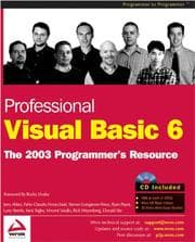 Tapa de Professional Visual Basic 6