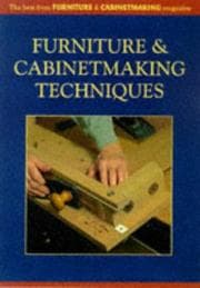 Tapa de Furniture-making techniques for the wood craftsman