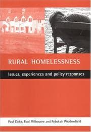 Tapa de Rural homelessness