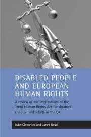 Tapa de Disabled people and European human rights