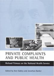 Tapa de Private complaints and public health