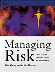 Tapa de Managing Risk