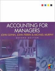 Tapa de Accounting for managers