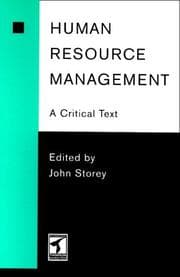 Tapa de Human resource management