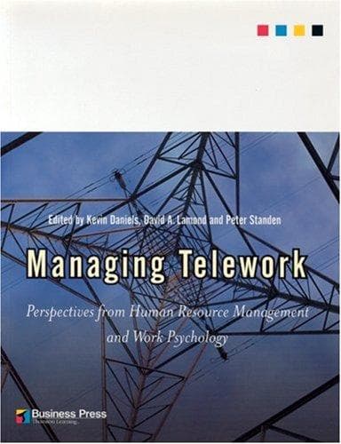 Tapa de Managing telework