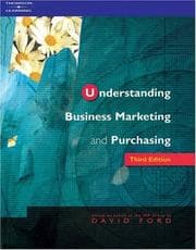 Tapa de Understanding Business Marketing and Purchasing