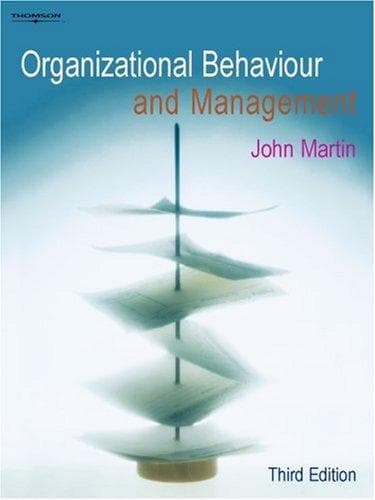 Tapa de Organizational Behaviour And Management
