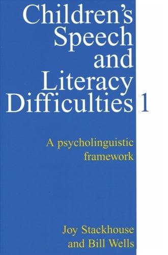 Tapa de Children's speech and literacy difficulties