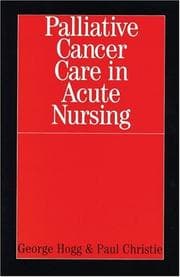 Tapa de Palliative cancer care in acute nursing