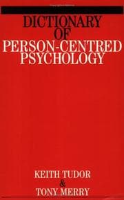 Tapa de Dictionary of Person-Centred Psychology