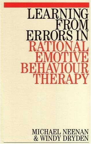 Tapa de Learning from Errors in Rational Emotive Behaviour Therapy
