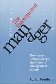 Tapa de The incompetent manager