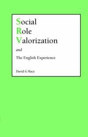 Tapa de Social role valorization and the English experience