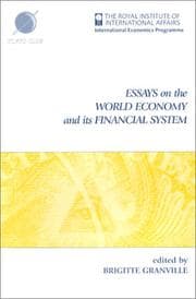 Tapa de Essays on the world economy and its financial system