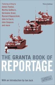 Tapa de The Granta book of reportage