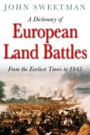 Tapa de A dictionary of European land battles