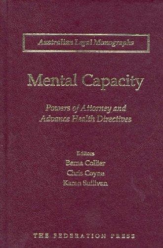 Tapa de Mental capacity