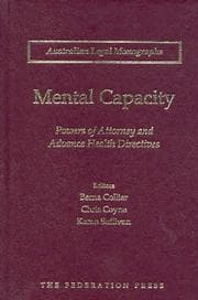 Tapa de Mental capacity