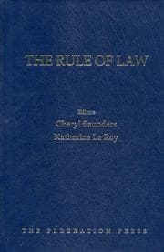 Tapa de Rule of Law