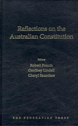 Tapa de Reflections on the Australian Constitution