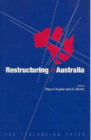 Tapa de Restructuring Australia