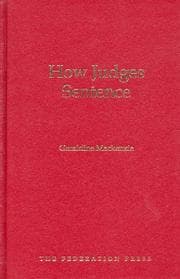 Tapa de How judges sentence