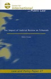 Tapa de The Impact of Judicial Review on Tribunals (Law and Policy Paper)