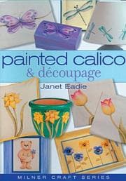 Tapa de Painted calico & découpage