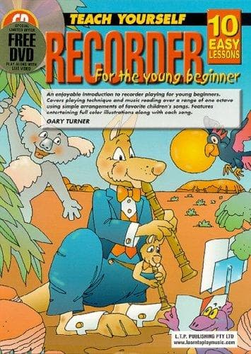 Tapa de 10 Easy Lessons Recorder Young Beginner