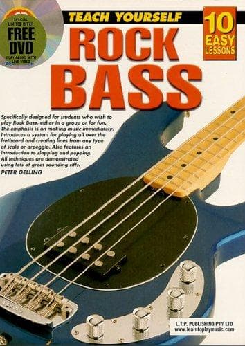 Tapa de 10 Easy Lessons Rock Bass