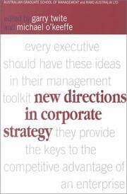 Tapa de New directions in corporate strategy