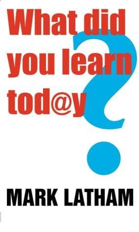 Tapa de What did you learn today?