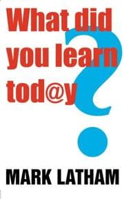 Tapa de What did you learn today?