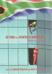 Tapa de Beyond the apartheid workplace