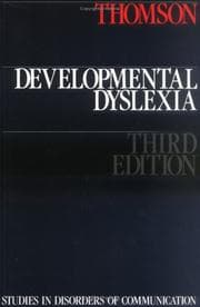 Tapa de Developmental Dyslexia (Studies in Disorders of Communications)