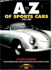 Tapa de A to Z of Sports Cars, 1945-1990