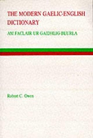 Tapa de The modern Gaelic-English dictionary