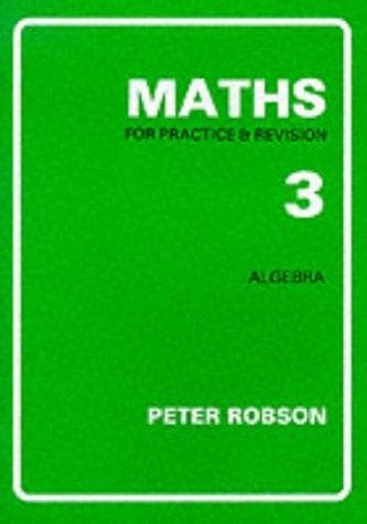 Tapa de Maths for Practice and Revision