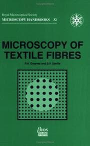 Tapa de Microscopy of Textile Fibres (Microscopy Handbooks, 32)
