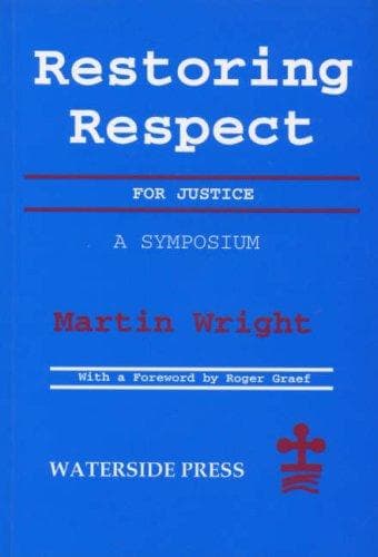 Tapa de Restoring respect for justice