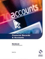 Tapa de Financial records and accounts workbook