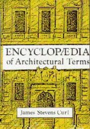 Tapa de Encyclopaedia of architectural terms