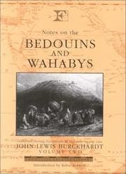 Tapa de Notes on the Bedouins and Wahabys Collected During His Travels in the East