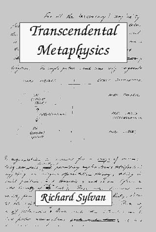 Tapa de Transcendental metaphysics