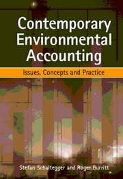 Tapa de Contemporary Environmental Accounting